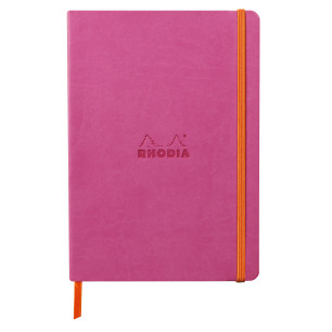 Rhodia Softcover Notebook - A5 - Fuchisa - Dotted